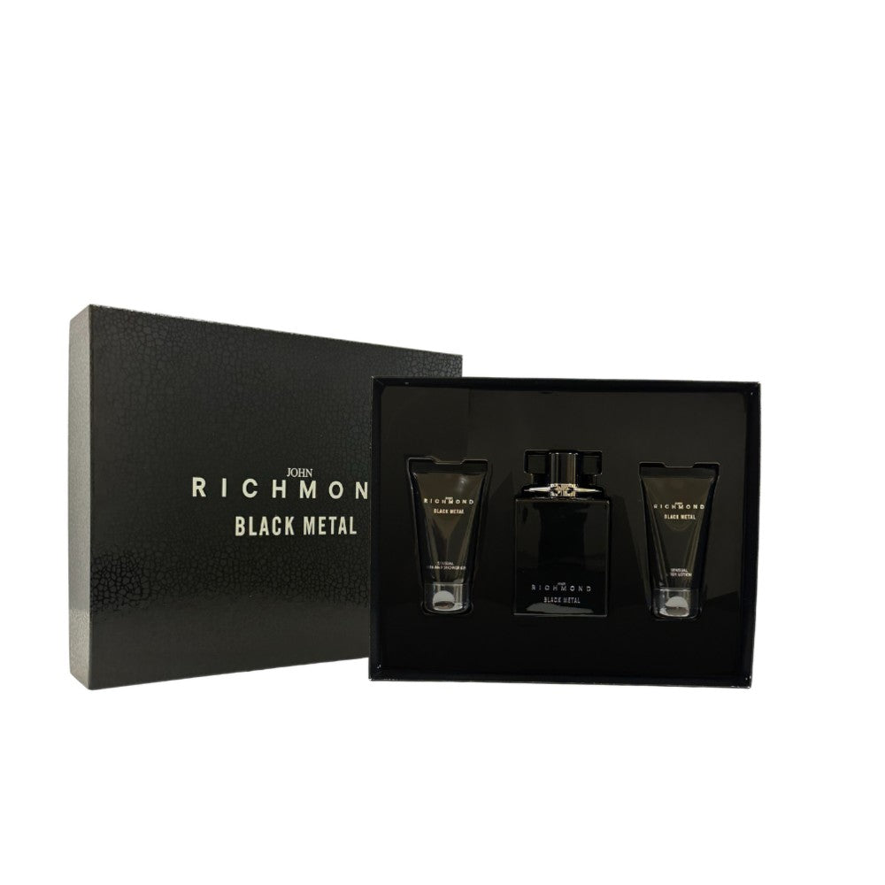 John Richmond Black Metal Cofanetto 100 ml — Cofanetto corpo e profumo uomo