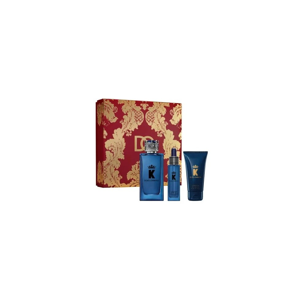 ドルチェ&amp;ガッバーナ ボックス K オードパルファム メンズ 100ml (ビアード オイル 25ml とシャワージェル 50ml 付き)
