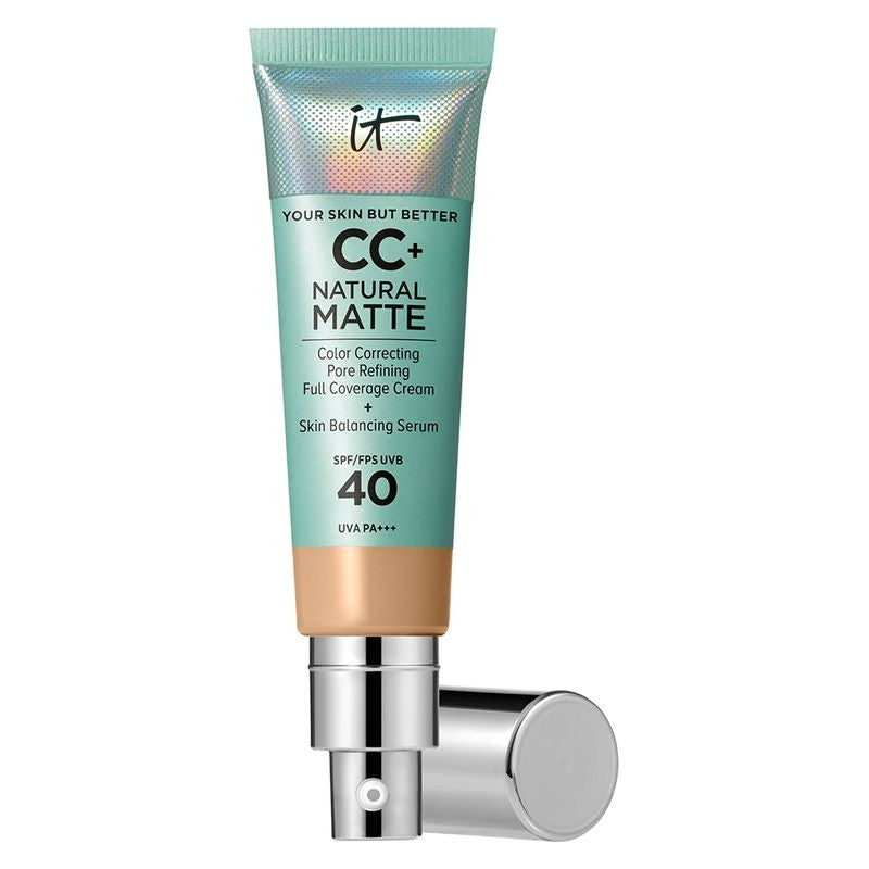 It Cosmetics Cc Natural Matte Fondotinta Spf40 Medium Tan 32ml Fondotinta