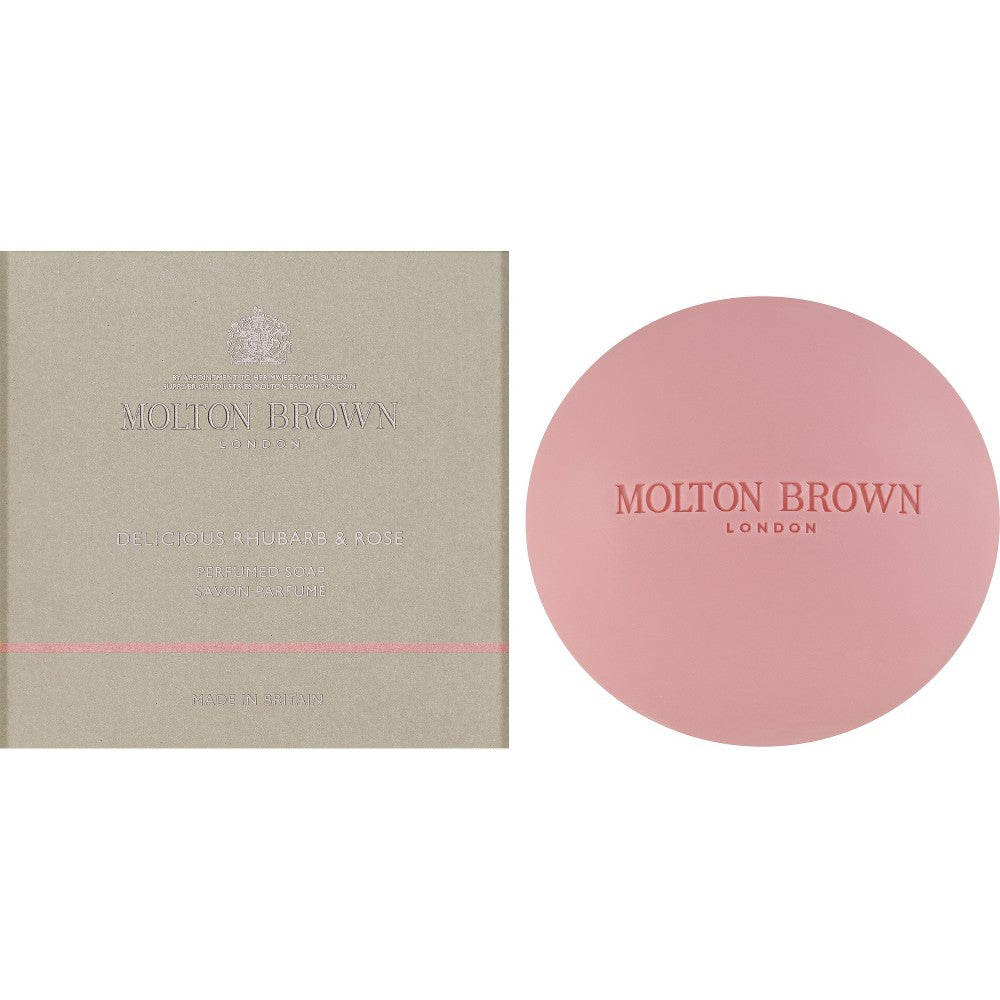 Molton Brown Delicious Rhubarb &amp; Rose 150 g — סבון מבושם