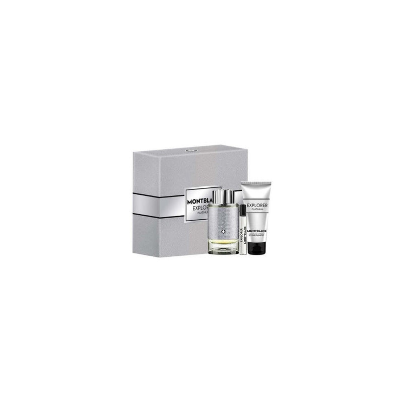 Montblanc Explorer Platinum Eau De Parfume Spray Sæt 100 ml 3 Stk