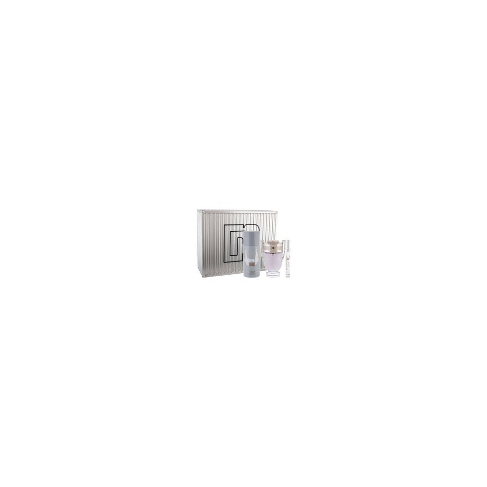 Paco Rabanne Invictus Eau De Toilette Suihkesetti 100 ml 3 kpl
