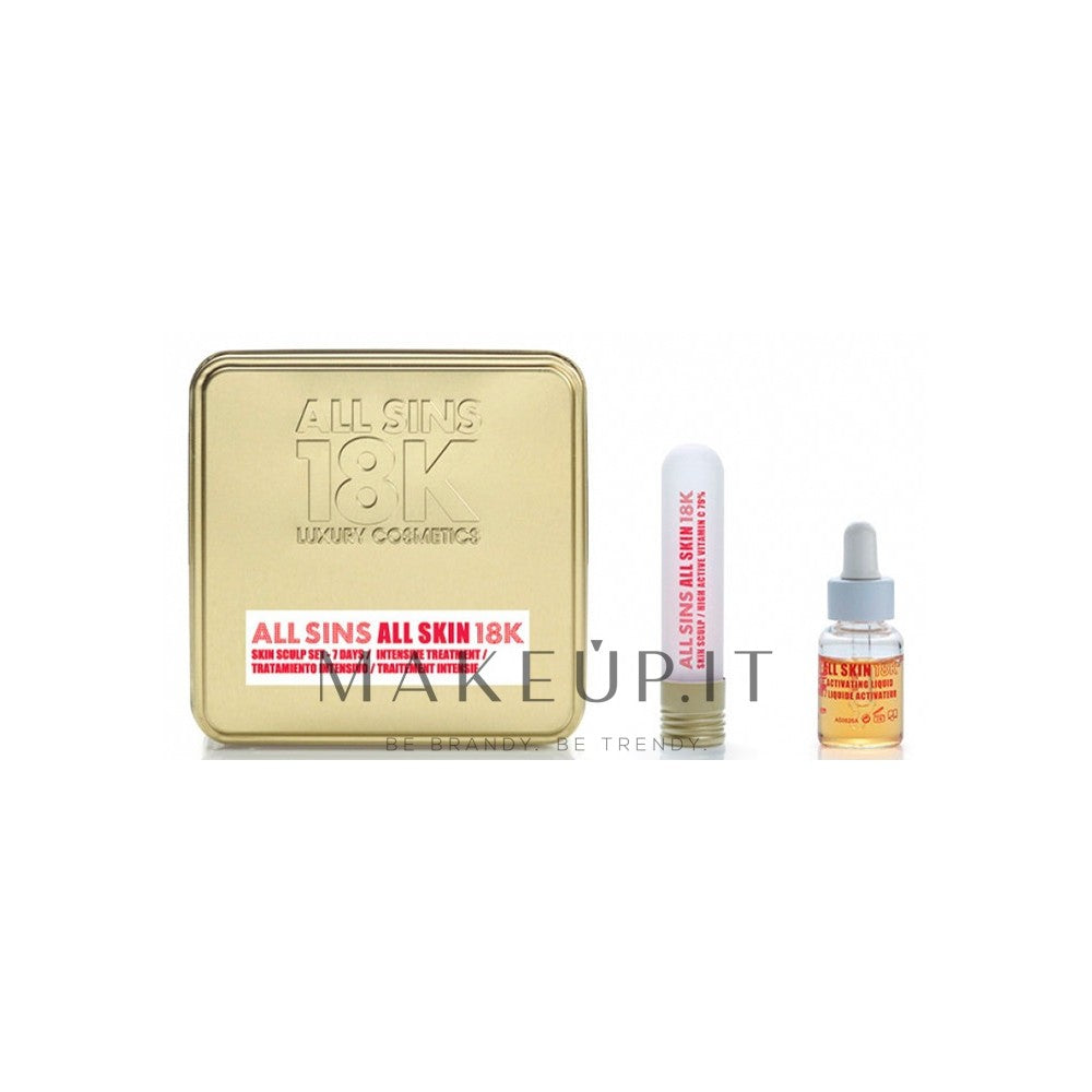 All Sins 18k All Skin Sculp 7 Days Intensive Treatment Set 2 stk