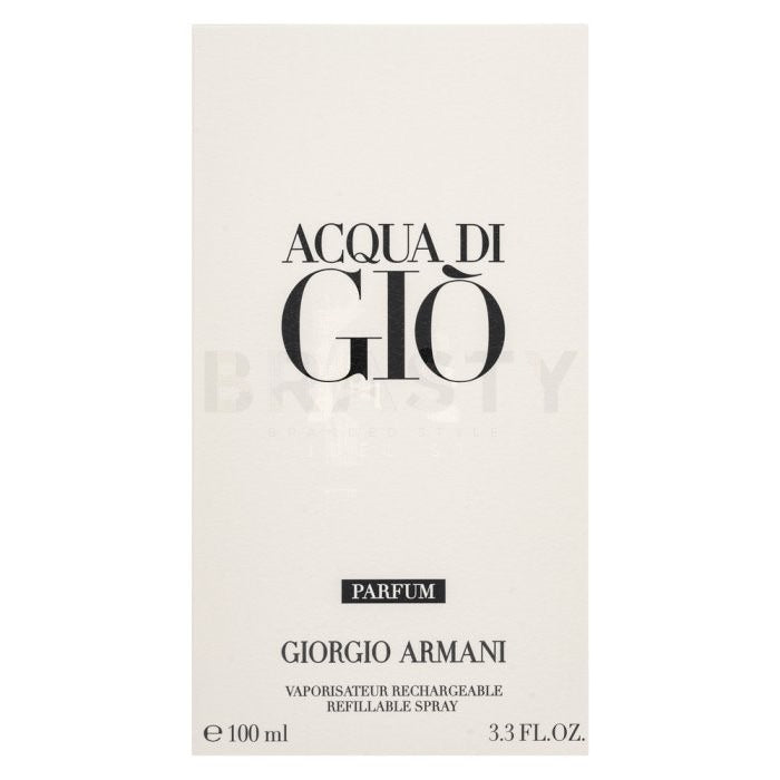 Armani Acqua di Giò Parfum parfum rechargeable pour homme 100 ml
