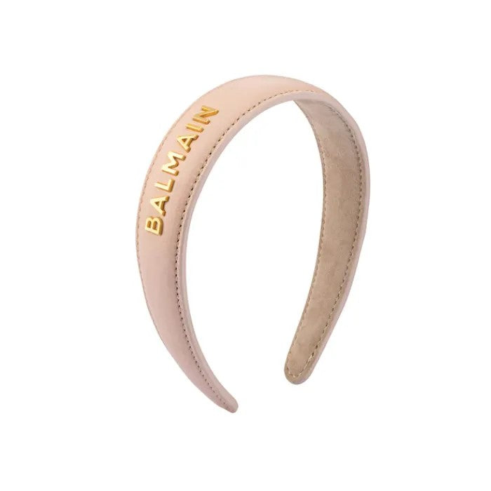 Gumička do vlasů Balmain z pravé kůže