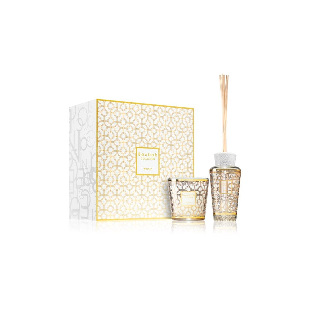 Baobab Collection My First Baobab Women aroma diffuser gaveeske med refill 250 ml + duftlys 190 ml