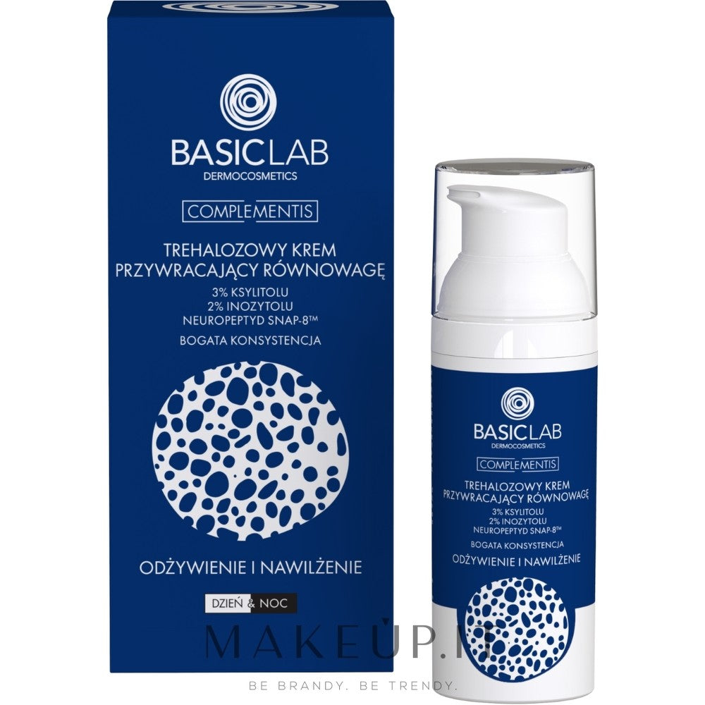BasicLab Dermocosmetics Complementis balancerende fugtgivende creme nærende tekstur 50 ml