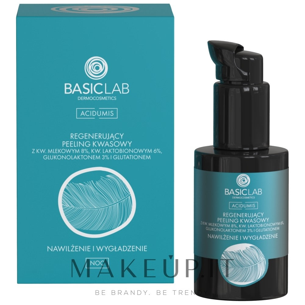 BasicLab Dermocosmetics Acidumis delikat återfuktande scrub för ansiktet 30 ml