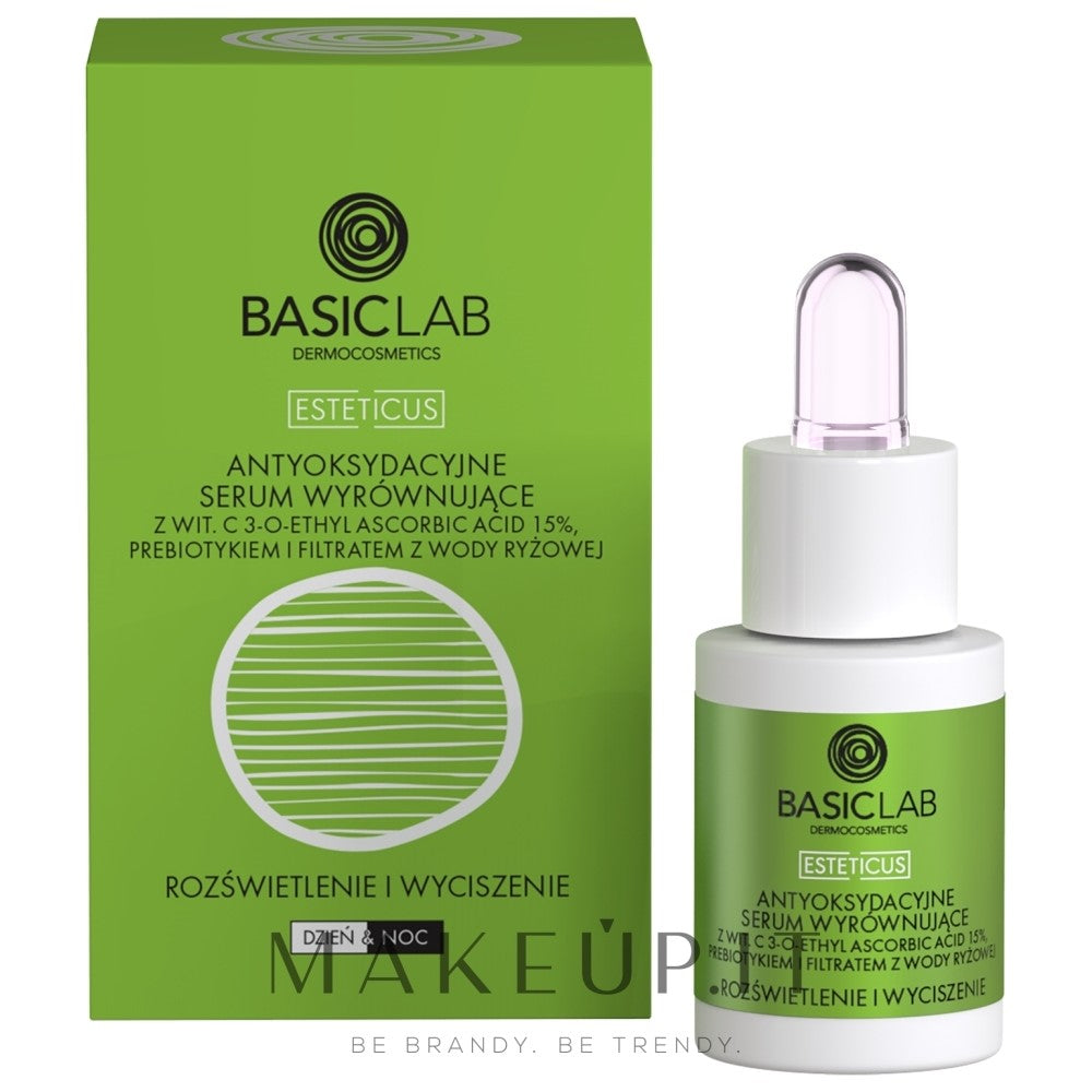 BasicLab Dermocosmetics Esteticus lysande serum med antioxidanteffekt 15% C-vitamin 30 ml