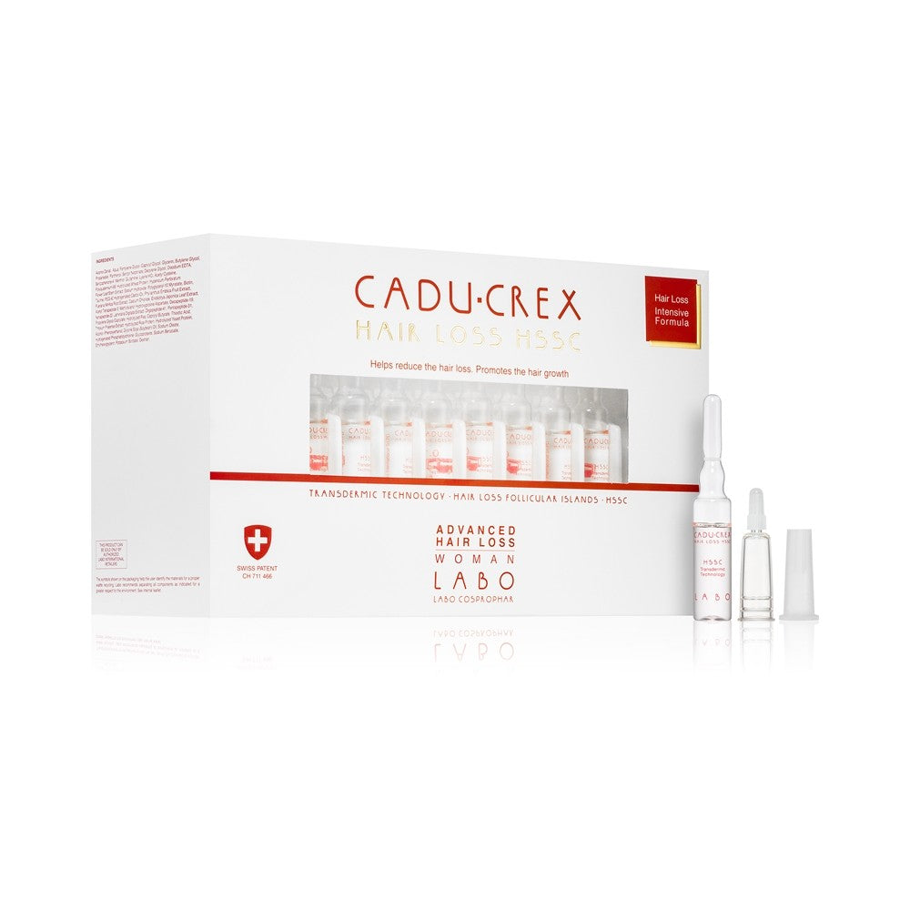 Cadu-Crex علاج تساقط الشعر المتقدم HSSC لشعر النساء ضد تساقط الشعر المتقدم للنساء 40 × 3.5 مل