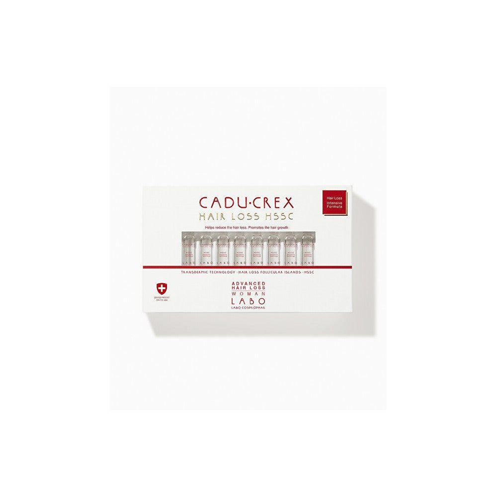 Cadu-Crex علاج تساقط الشعر HSSC للنساء ضد تساقط الشعر الشديد للنساء 20x3.5 مل