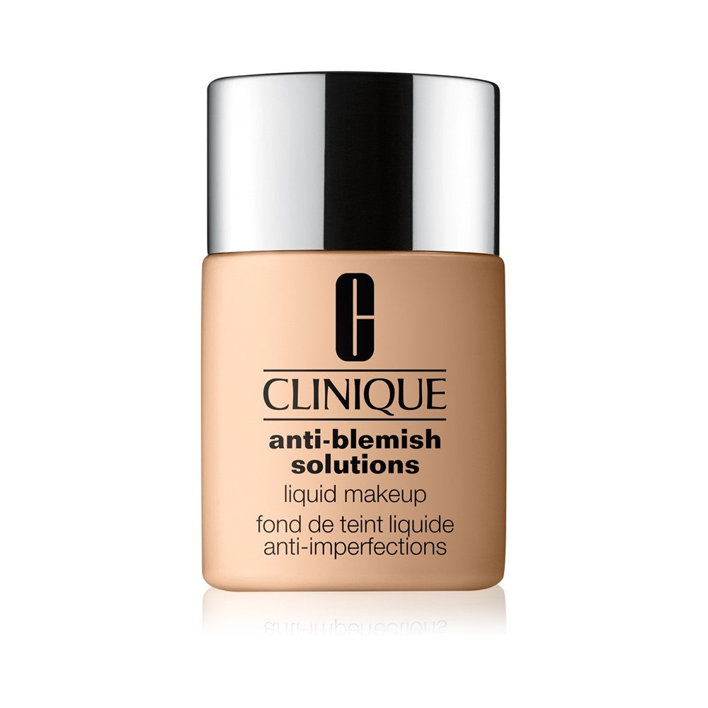 Clinique Fond de ten lichid de acoperire pentru machiaj Anti-Blemish Solutions™ pentru culoarea tenului gras, predispus la acnee CN 28 Ivory 30 ml