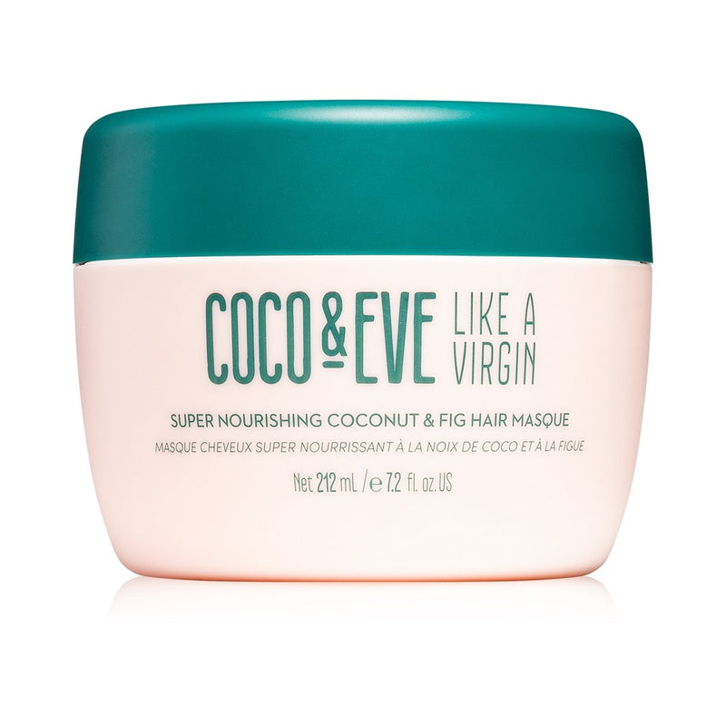 Coco & Eve Como um super coco virgem e figos maschera nutritivo para cabelos brilhantes e macios 212 ml