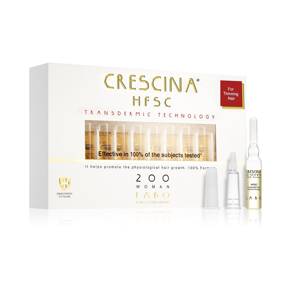Crescina Transdermic 200 Re-Growth kúra pro růst vlasů pro ženy 20x3,5 ml