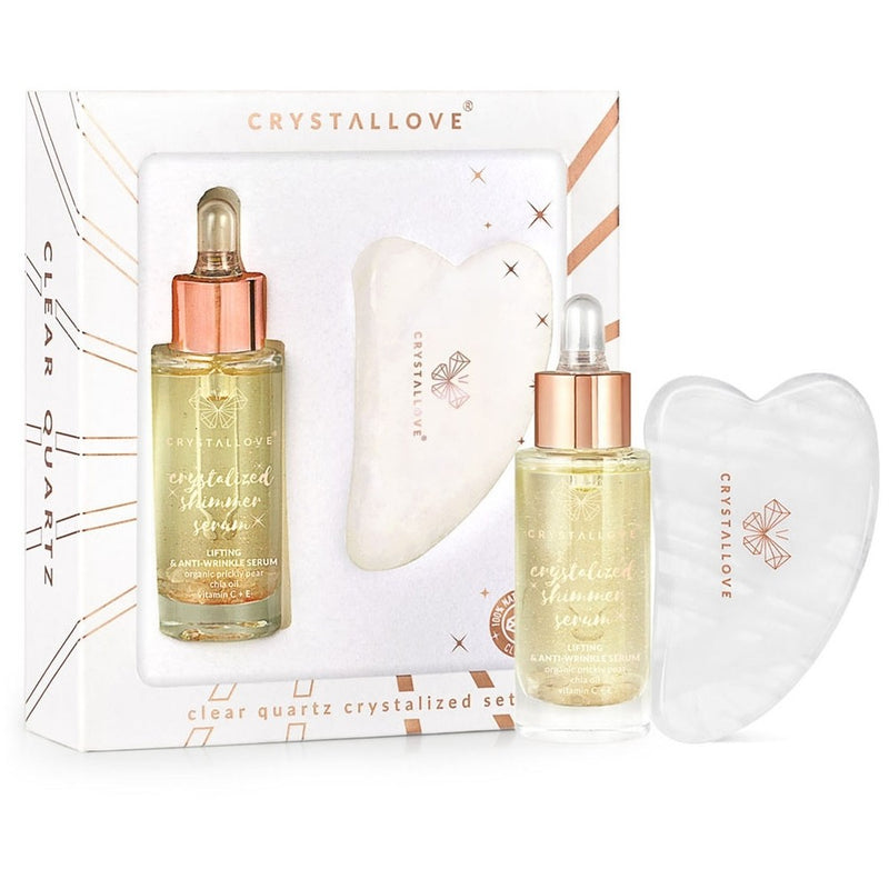 Crystallove Kit de cuidados faciais de quartzo cristalizado 1 un.