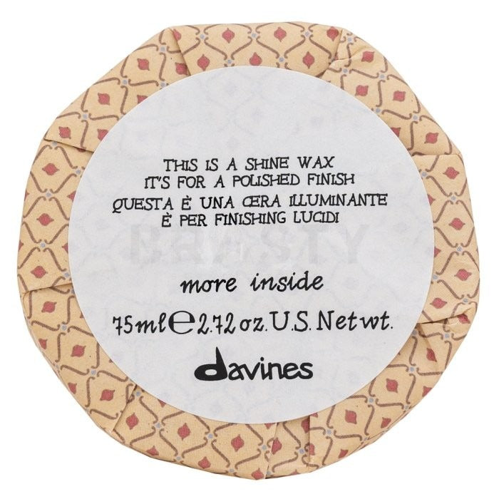 Davines Více Inside Shine Wax vosk na vlasy pro lesklé a hebké vlasy 75 ml