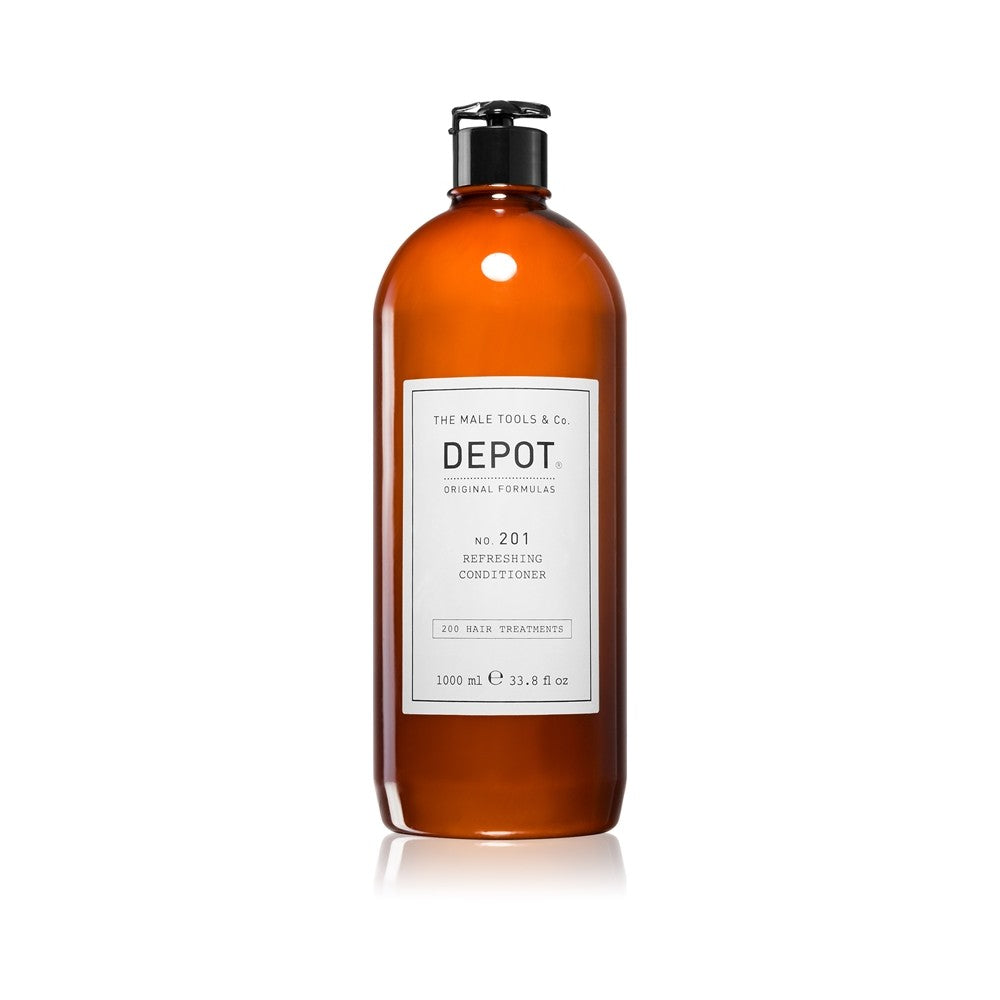 Depot č. 201 osvěžující hydratační kondicionér pro lesklé a hebké vlasy 1000 ml