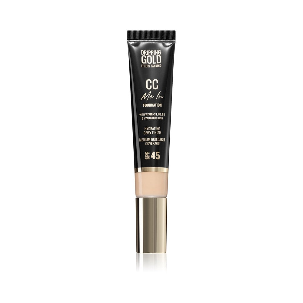 Dripping Gold CC Me In light foundation SPF 45 farve 02 Fair 32 ml