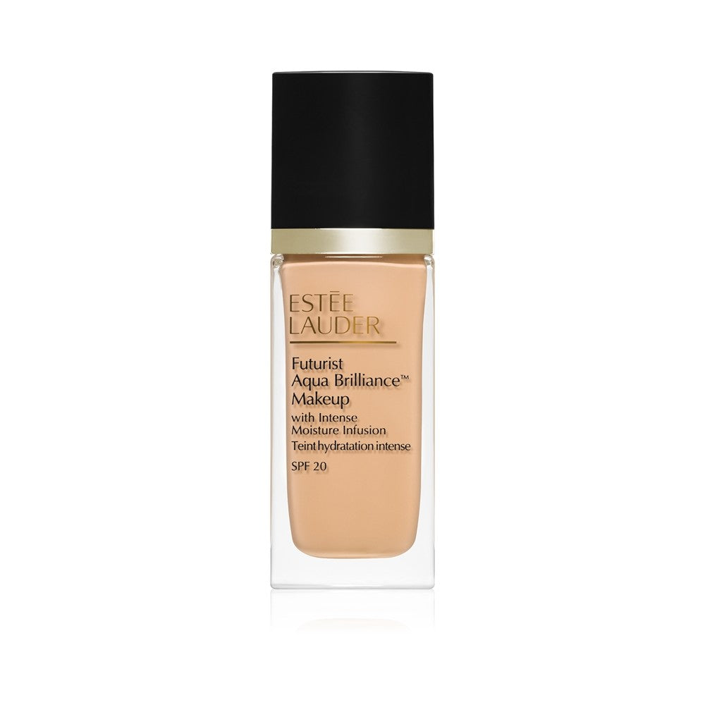 Estée Lauder Futurist Aqua Brilliance Makeup SPF 20 1W0 Warm Porcelain 30 ml — Hydrating Foundation 