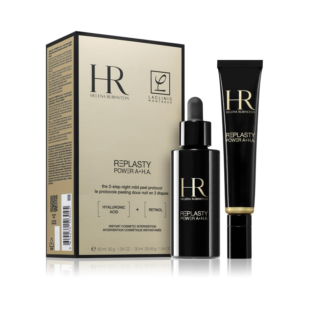 Helena Rubinstein مجموعة هدايا ريبلاستي باور A+HA للنساء جل الوجه ريبلاستي باور A+HA مع حمض الهيالورونيك 30 مل + كريم الوجه ريبلاستي باور A+HA مع الريتينول 30 مل