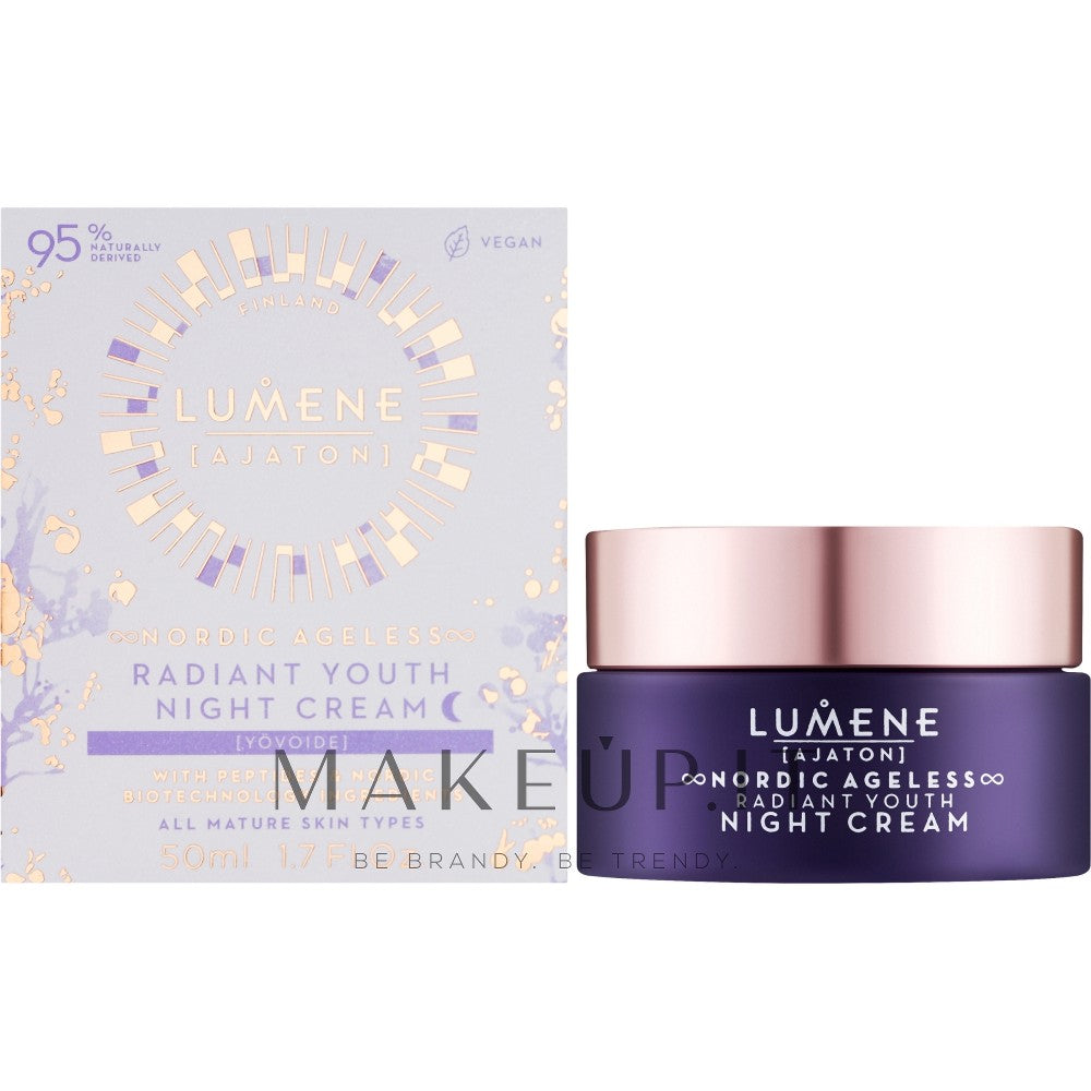 Lumene AJATON Nordic Ageless crema de noapte antirid fermitate 50 ml