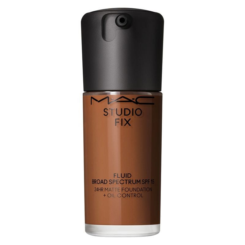 MAC Cosmetics Studio Fix Fluid SPF 15 24HR Matte + Oil Control матирующая основа SPF 15 цвет NW50 30 мл