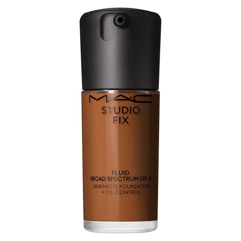 MAC Cosmetics Studio Fix Fluid SPF 15 24HR Matte + Oil Control mattapintainen meikkivoide SPF 15 väri NW47 30 ml