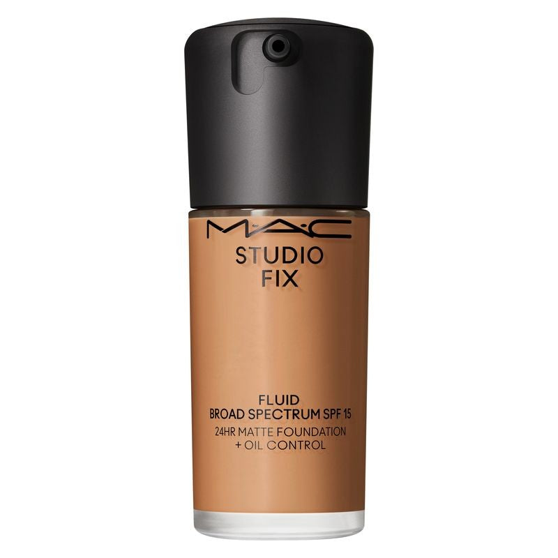 MAC Cosmetics Studio Fix Fluid SPF 15 24HR Matte + Oil Control mattapintainen meikkivoide SPF 15 väri NC45.5 30 ml