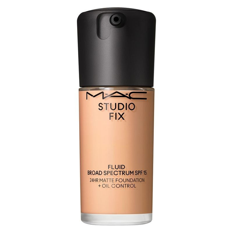 MAC Cosmetics Studio Fix Fluid SPF 15 24HR Matte + Oil Control ματ βάση SPF 15 χρώμα N6 30 ml