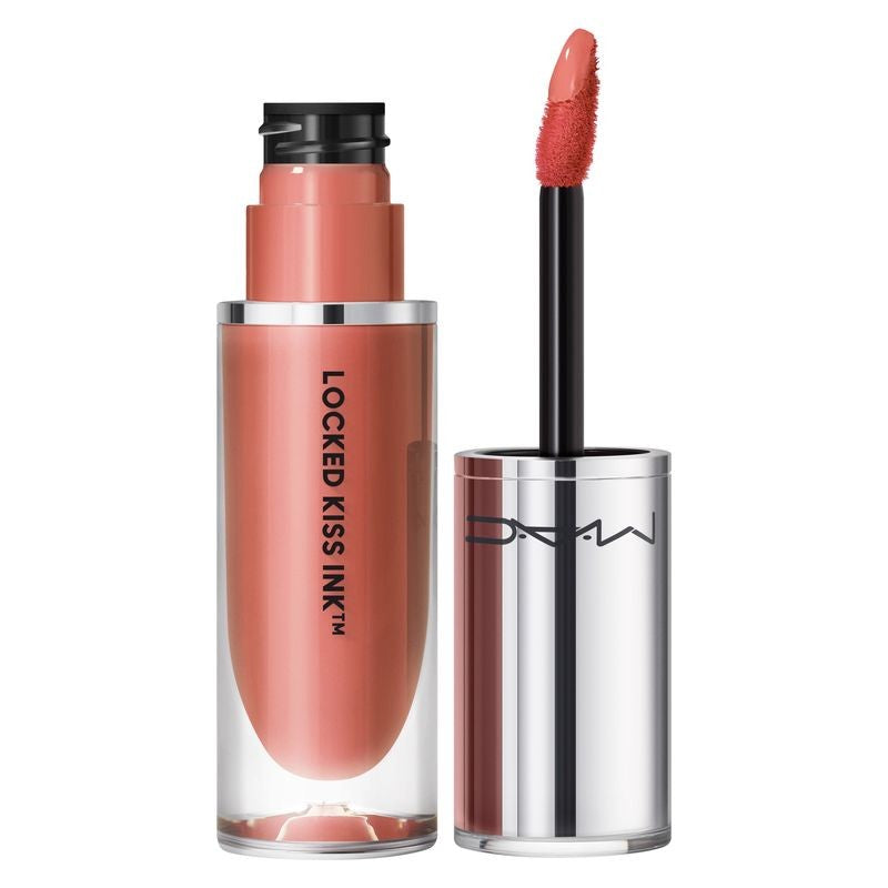 MAC Cosmetics Locked Kiss Ink 24HR dlouhotrvající matná tekutá rtěnka barva Teaser 4 ml