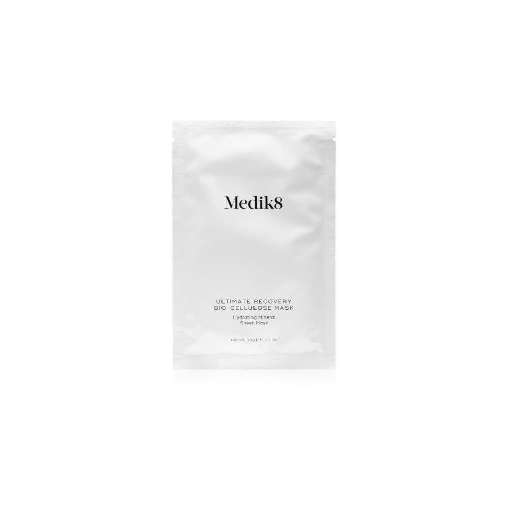 Medik8 Βιοκυτταρίνη Ultimate Recovery maschera σε ενυδατικό και καταπραϋντικό ύφασμα 6 τμχ
