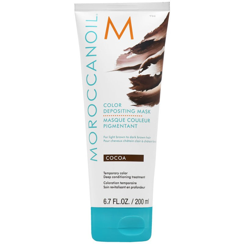 Moroccanoil הפקדת צבע maschera הזנה עדינה ללא פיגמנטים צבע קבועים קקאו 200 מ"ל