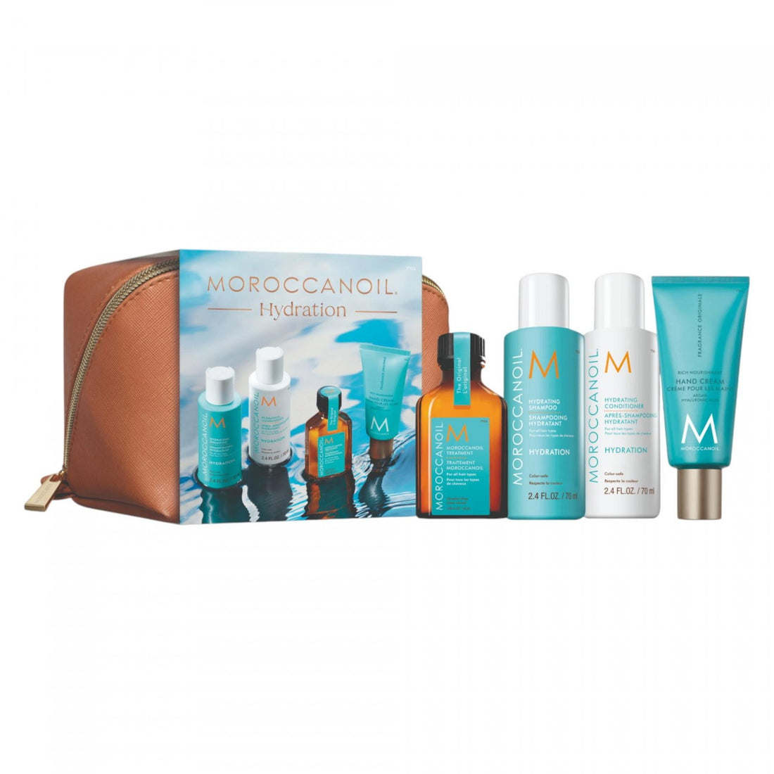 Moroccanoil Zestaw podróżny Hydration kosmetyczka odżywczo-nawilżająca 1 szt