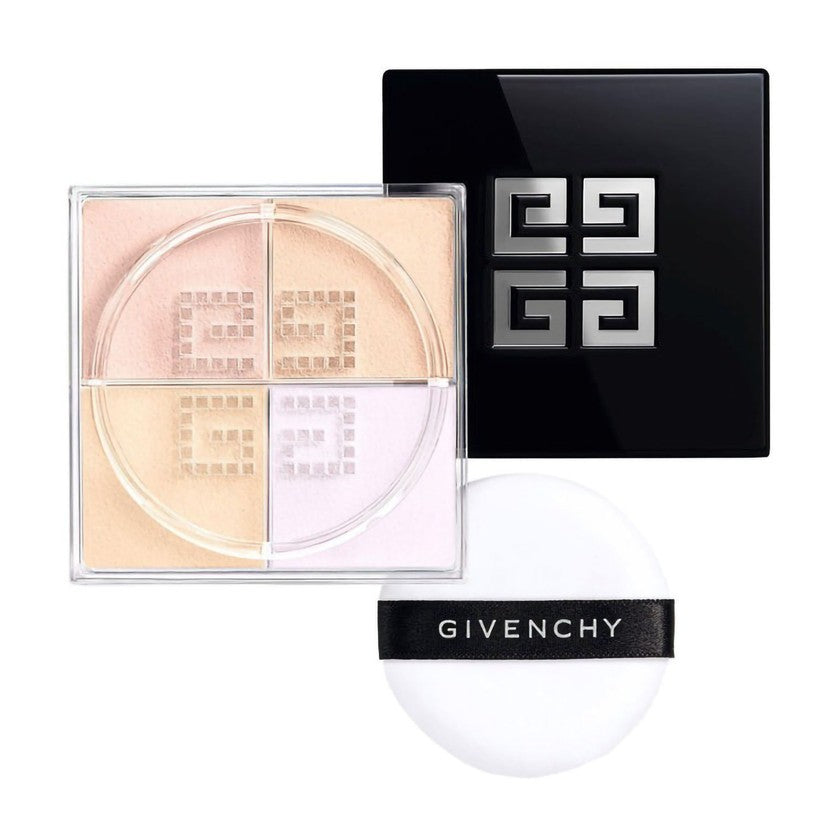 Givenchy Prisme Libre Loose Powder 4 farver - Mattgørende, korrigerende og oplysende løs pudder 02 - SATIN HVID (10 g)