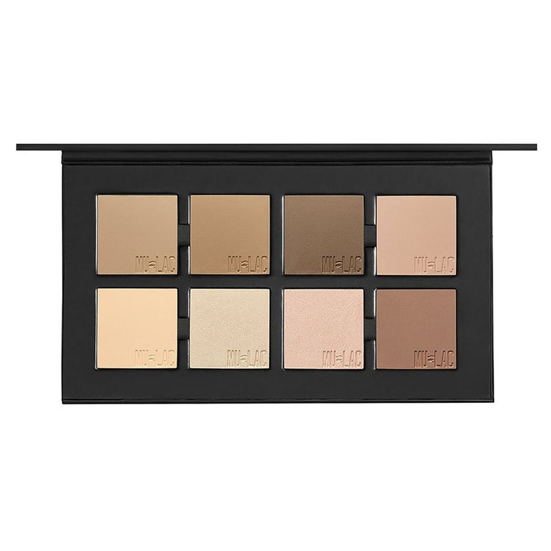 Mulac Contouring- &amp; Illuminator-Palette aus Puder Olimpia — Contouring-Palette 