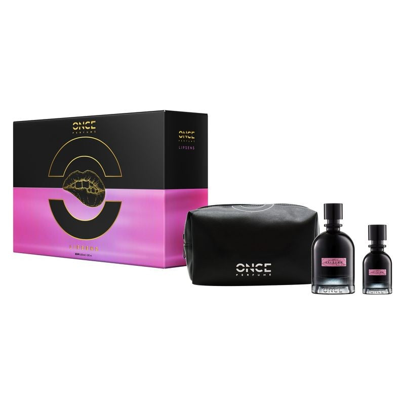 Once Perfume Lipsens Eau de Parfum Donna 100 ml — Set Cofanetto