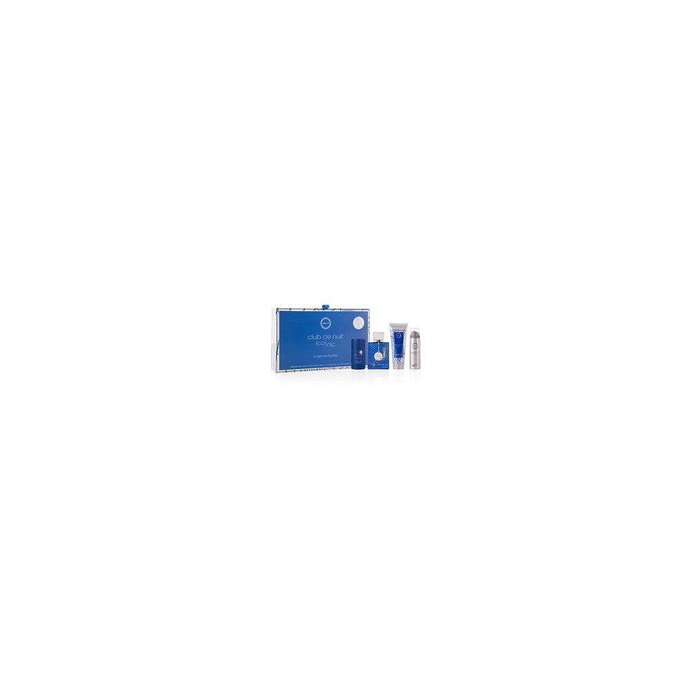 Armaf Club De Nuit Blue Iconic 礼品套装淡香精 105 毫升、除臭棒 75 克、除臭喷雾 50 毫升和沐浴露 100 毫升