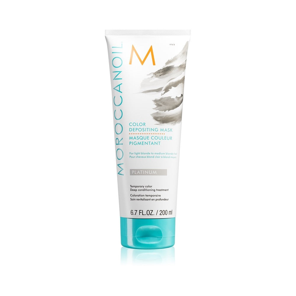 Moroccanoil إيداع اللون Maschera البلاتين