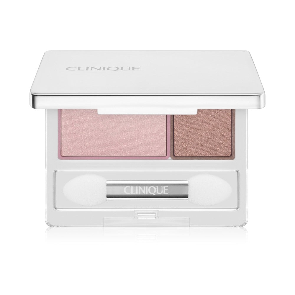 Clinique Duo očních stínů All About Shadow™ Strawberry Fudge - Třpyt 1,7 g