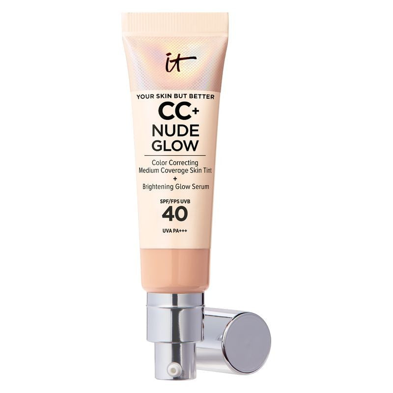 IT Cosmetics Your Skin But Better CC + Nude Glow rozjasňující make-up SPF 40 barva Neutral Medium 32 ml