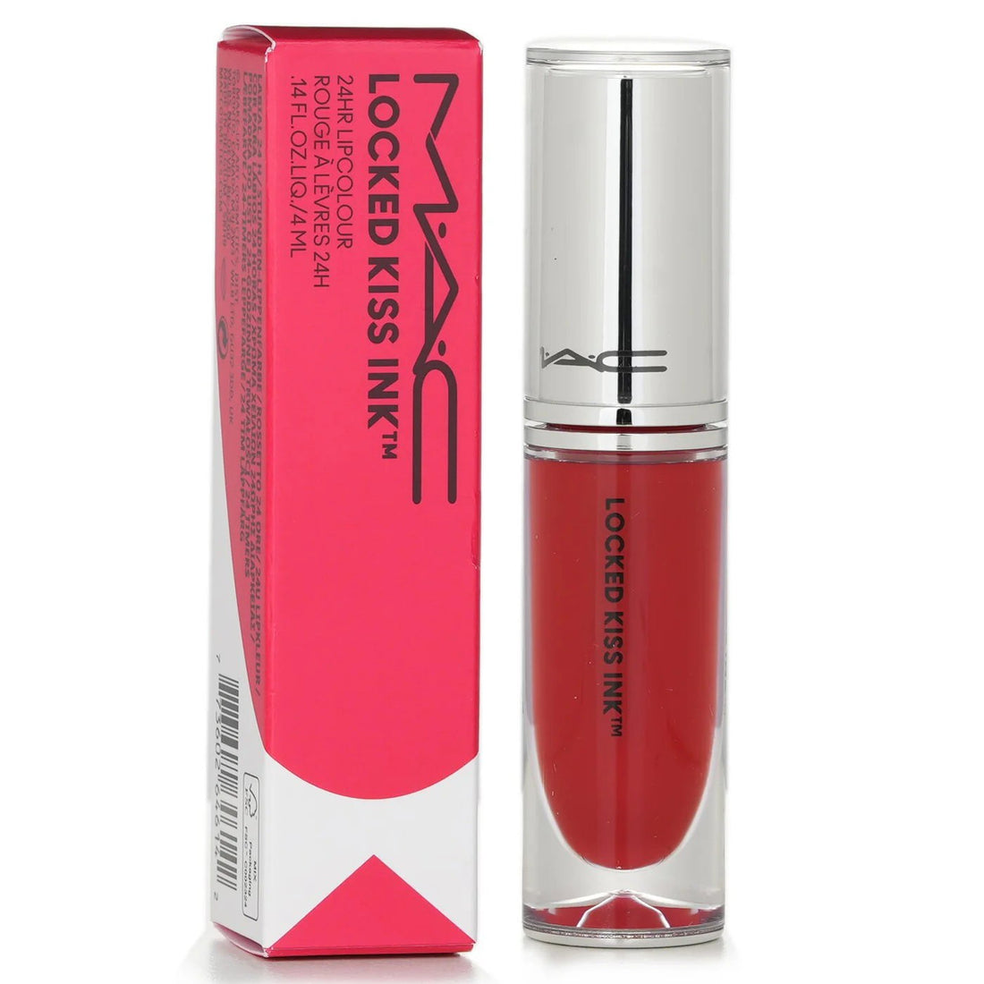 MAC Cosmetics Locked Kiss Ink 24H długotrwała matowa pomadka w płynie w kolorze Poncy 4 ml
