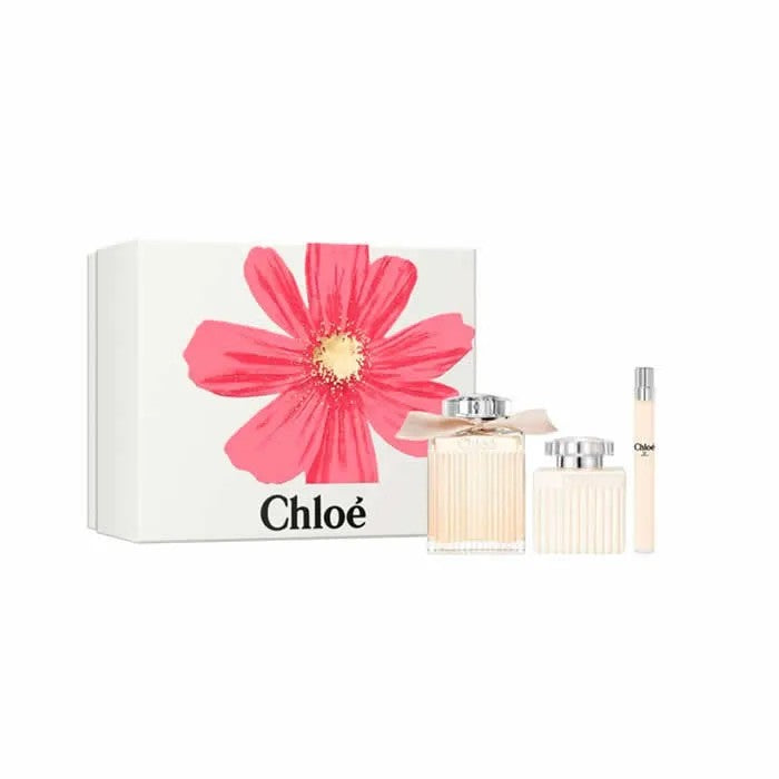 Chloé Eau De Parfum Spray 100 ml, sada 3 kusů