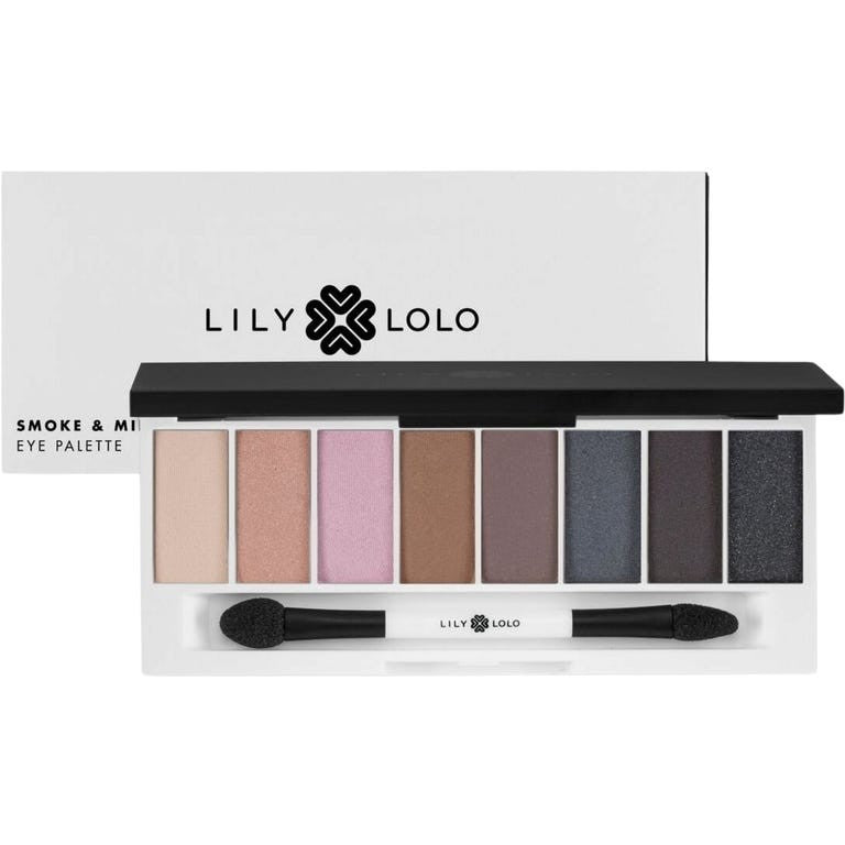 Paleta compacta de fard de pleoape Lily Lolo Fum și oglinzi