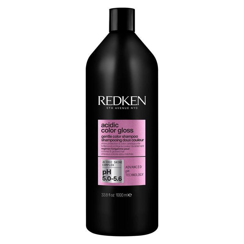Redken 硫酸塩を含まない酸性カラーグロスシャンプーは、色の明るさを向上させます 1000 ml