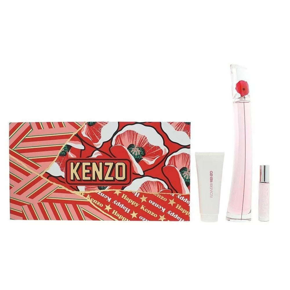 Kenzo Cutie cu buchet flori de mac