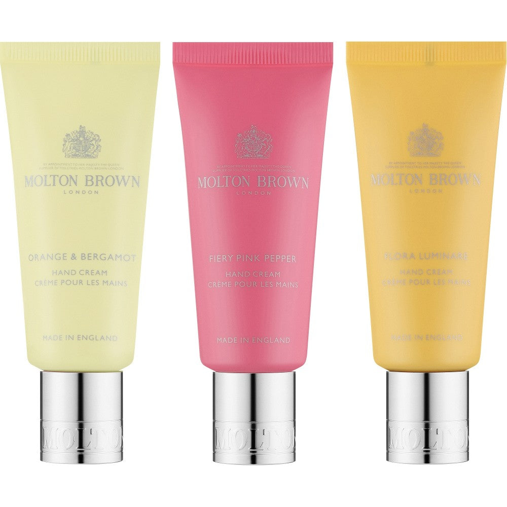 Molton Brown קולקציית טיפוח יד עם פרחים ותבלינים - סט מתנות לטיפול ביד