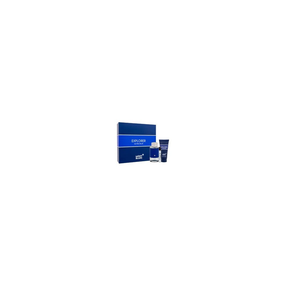 Mont Blanc Explorer Ultra Blue Gift Set EDP 100 Ml, Miniature EDP 7,5 Ml Och Shower Gel 100 Ml
