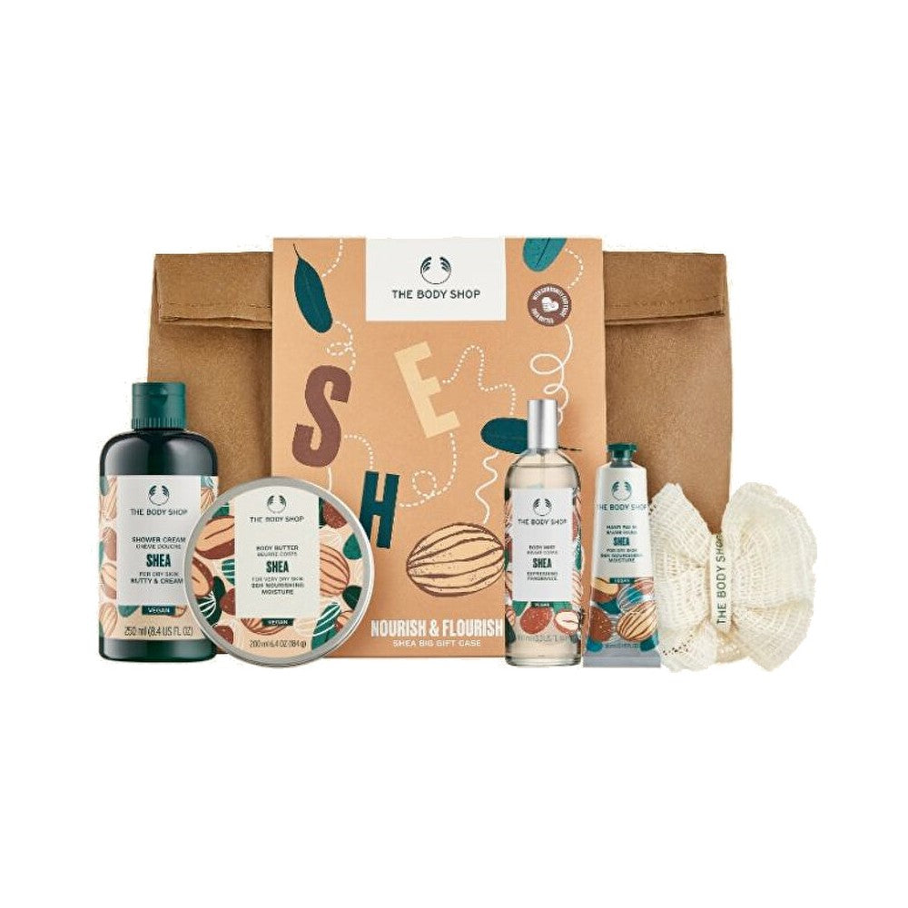 The Body Shop Medium Set Shea G4 - Dárková Sada Tělové Péče