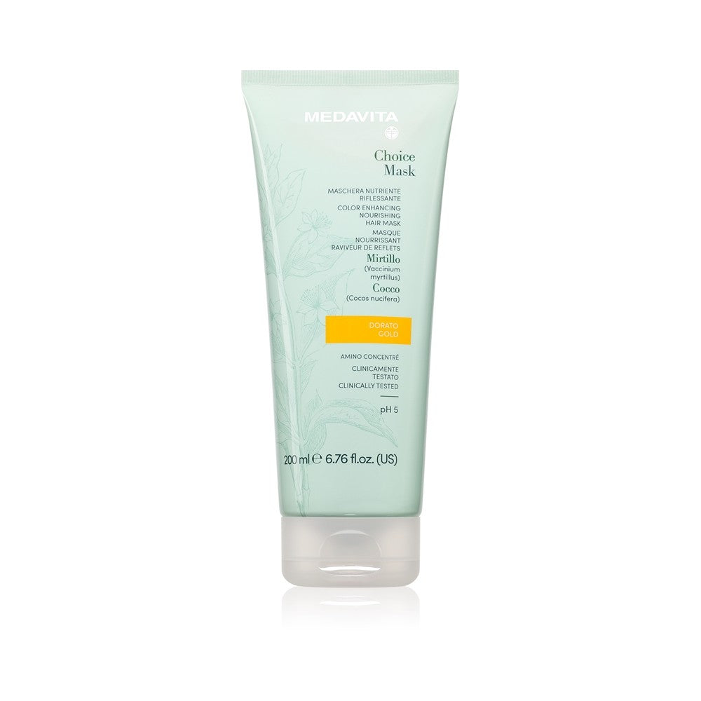 Medavita Alegerea Aurului maschera hranitor pentru par vopsit 200 ml