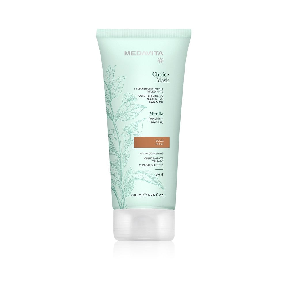 Medavita Val Beige maschera närande för färgat hår 200 ml